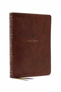 NRSV, Catholic Bible, Thinline Edition, Leathersoft, Brown, Comfort Print