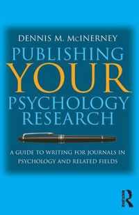 Publishing Your Psychology Research