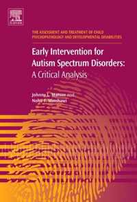 Early Intervention for Autism Spectrum Disorders