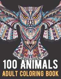 100 Animals Coloring Book