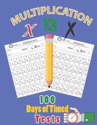 100 days of timed tests multiplication