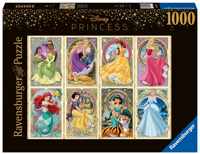 Disney - Art Nouveau Prinsessen (1000 Stukjes)