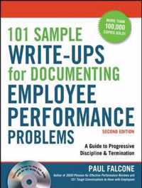 101 Sample Write-Ups for Documenting Employee Performance Problems