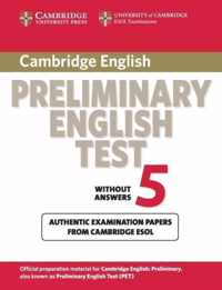 Preliminary English Test 5 Student's Bk