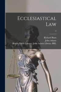 Ecclesiastical Law; 3