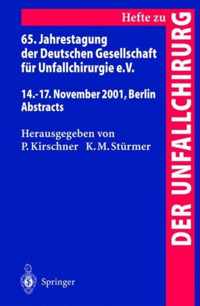 65. Jahrestagung Der Deutschen Gesellschaft Fur Unfallchirurgie E.V.