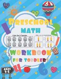 Preschool Math Workbook for Toddlers ages 3-5