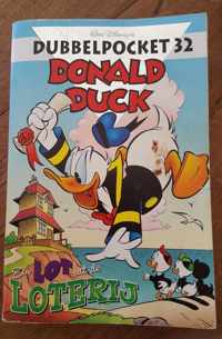 Donald Duck dubbelpocket 32 en lot uit de loterij