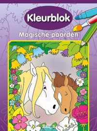 Kleurblok: magische paarden