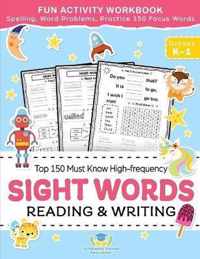 Sight Words Top 150 Must Know High-frequency Kindergarten & 1st Grade