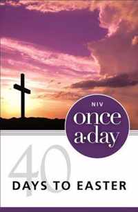 NIV, Once-A-Day 40 Days to Easter Devotional, Paperback