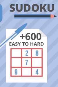 Sudoku +600 Easy to Hard