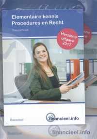 Elementaire kennis procedures en recht 2017 werkboek + theorieboek