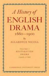History of English Drama, 1660-1900 7 Volume Paperback Set (in 9 parts) History of English Drama, 1660-1900