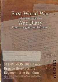 34 DIVISION 102 Infantry Brigade Herefordshire Regiment 1/1st Battalion