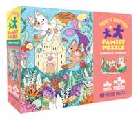 Piece It Together Family Puzzle: Purrmaid Paradise