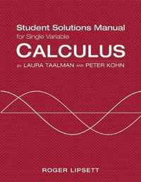Single Variable Student Solutions Manual for Calculus