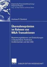 UEbernahmepramien Im Rahmen Von M&a-Transaktionen