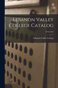 Lebanon Valley College Catalog; 1918-1919