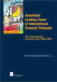 Annotated Leading Cases of International Criminal Tribunals