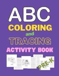 ABC Coloring and Tracing Activity Book