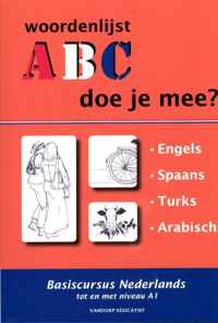 ABC - Doe je mee? 1.Engels, Spaans, Turks, Arabisch woordenlijsten