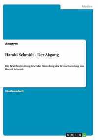 Harald Schmidt - Der Abgang