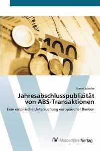 Jahresabschlusspublizitat von ABS-Transaktionen