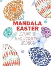 Mandala Easter Adult Coloring Book