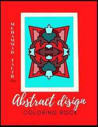 Abstract design coloring book