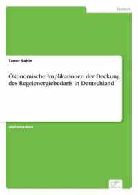OEkonomische Implikationen der Deckung des Regelenergiebedarfs in Deutschland