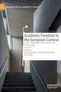 Academic Freedom in the European Context