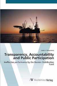 Transparency, Accountability and Public Participation