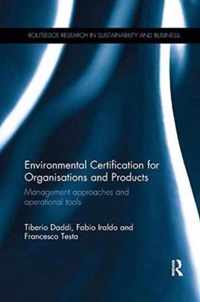 Environmental Certification for Organisations and Products