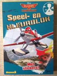 SPEEL- EN KLEURBLOK MET STICKERS! DISNEY PLANES 2