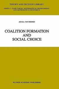 Coalition Formation and Social Choice