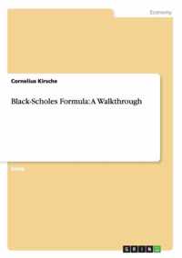 Black-Scholes Formula
