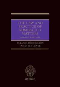 Law & Practice Of Admirality Matters 2E