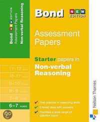 Bond Starter Papers In Non-Verbal Reasoning 6-7 Years