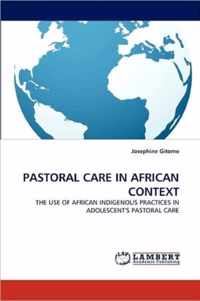 Pastoral Care in African Context