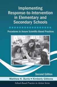 Implementing Response-to-Intervention in Elementary and Secondary Schools