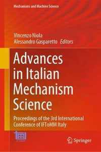 Advances in Italian Mechanism Science