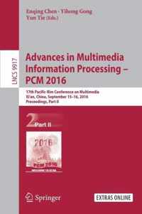 Advances in Multimedia Information Processing - PCM 2016