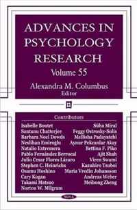 Advances in Psychology Research