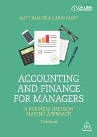 Accounting and Finance for Managers