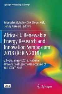 Africa-EU Renewable Energy Research and Innovation Symposium 2018 (RERIS 2018)