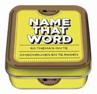 After dinner games - Name that Word!