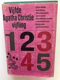 Vijfde Agatha Christie Vijfling (De dinsdagavondclub, Wie adverteert een moord!, Miss Marple vertelt, In Hotel Bertram & De blunder van Greenshaw)