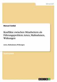 Konflikte zwischen Mitarbeitern als Fuhrungsproblem