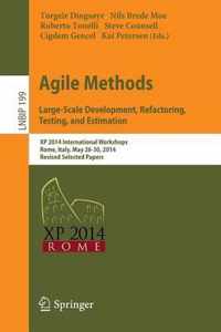 Agile Methods. Large-Scale Development, Refactoring, Testing, and Estimation